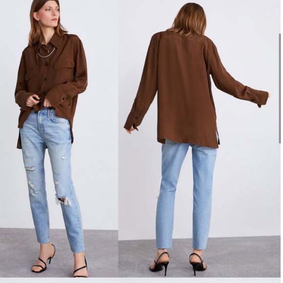 Zara Denim - NWT Zara The Cigarette Denim in Sunrise Blue 💙